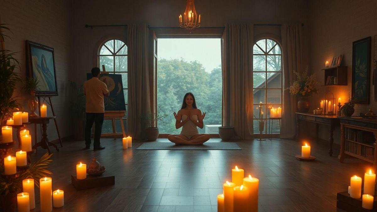 O que é a intersecção da arte e rituais de cura espiritual