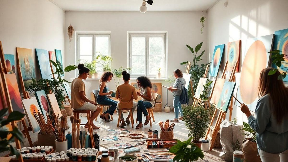 Rituais de cura espiritual através da arte