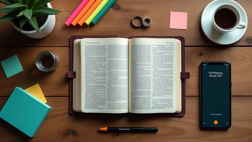 ferramentas-para-diario-biblico-apps-cadernos-e-materiais-uteis técnicas práticas para organizar diário bíblico